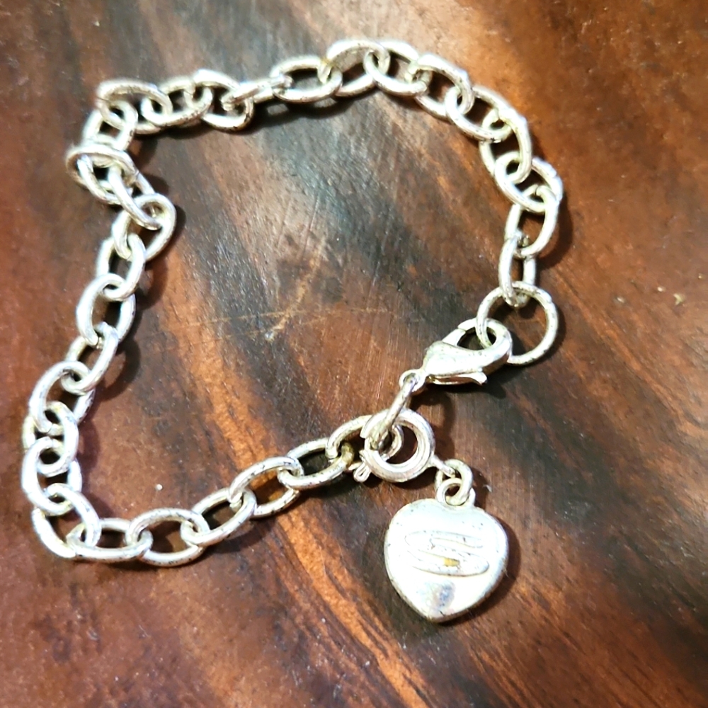 Very old silver chain bracelet